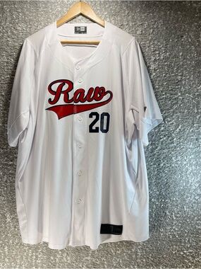 WWE RAW Jersey NEW ERA Mens Size 2XL White #20